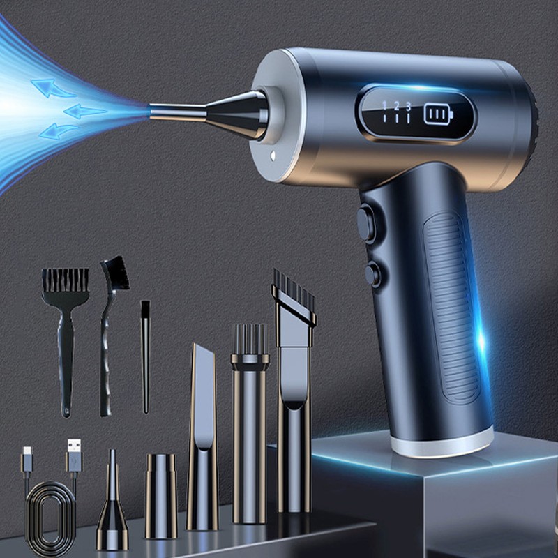Electric Air Duster 3 Gear Adjustable Maximum 50000RPM 6000mAh Rechargeable