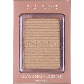 NAM Makeup Glass Highlighter Insert in a Blister, NR 2 - Neutral Light, 6g