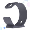 KOMBIUDA Smart Watch Charging Stand Elegant Grey Watch Holder Lightweight