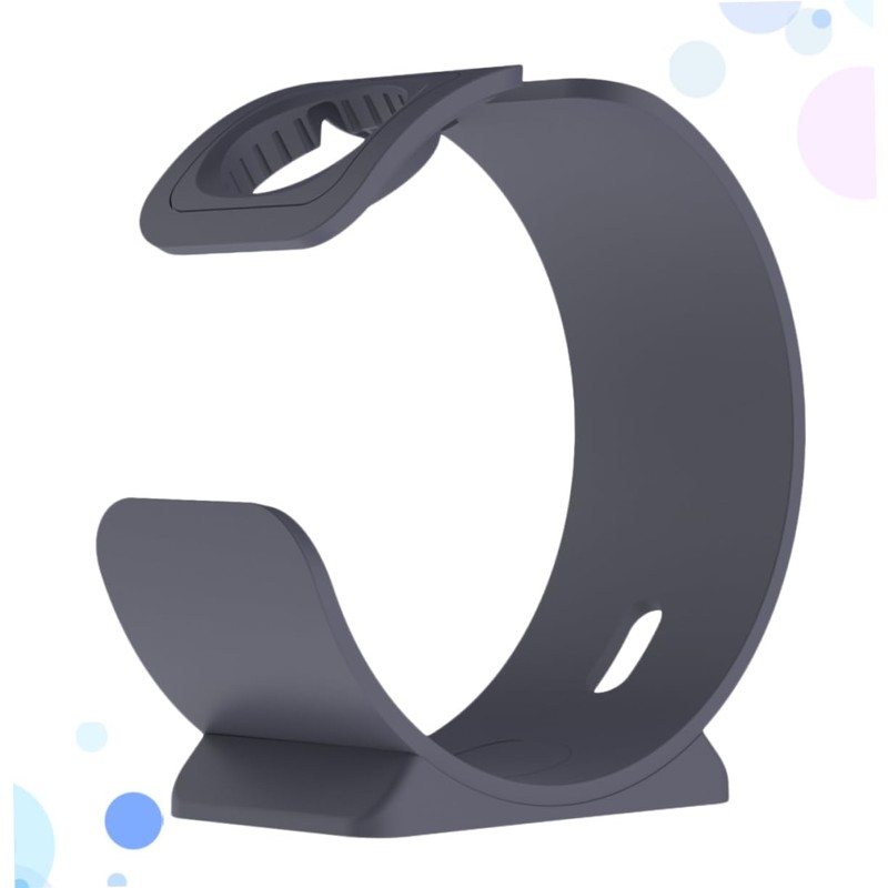 KOMBIUDA Smart Watch Charging Stand Elegant Grey Watch Holder Lightweight