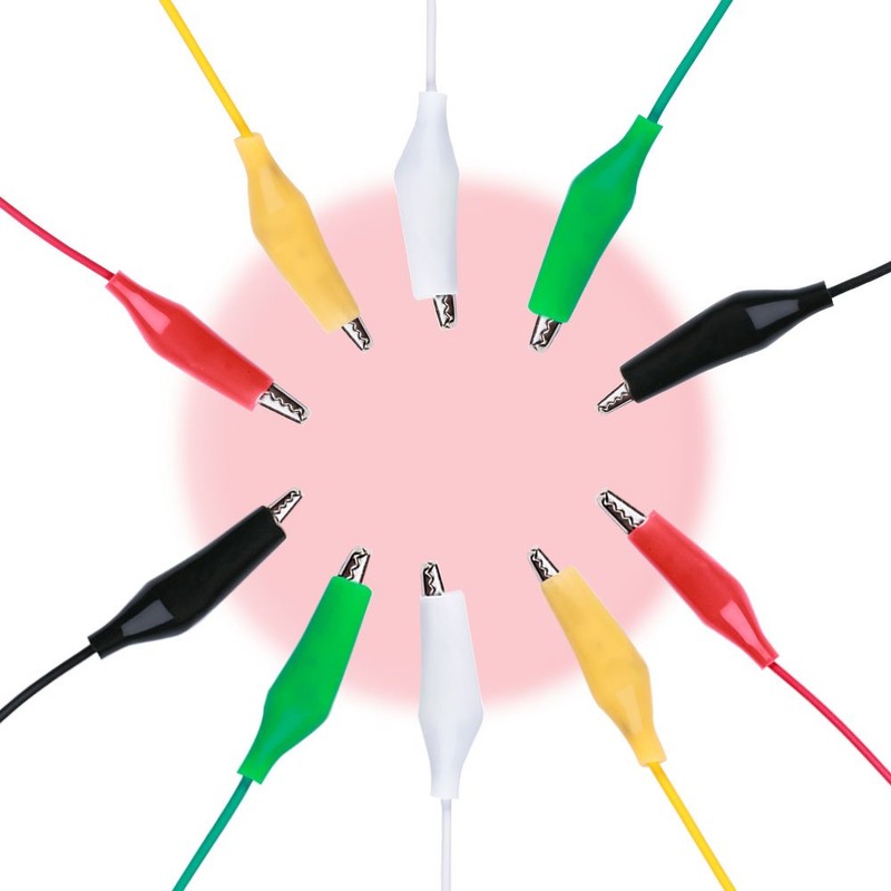 ELEGOO 30 PCS Test Leads Set with Alligator Clips Double-end