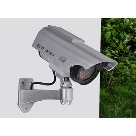 Haushalt International Solar LED security camera dummy surveillance camera 70306