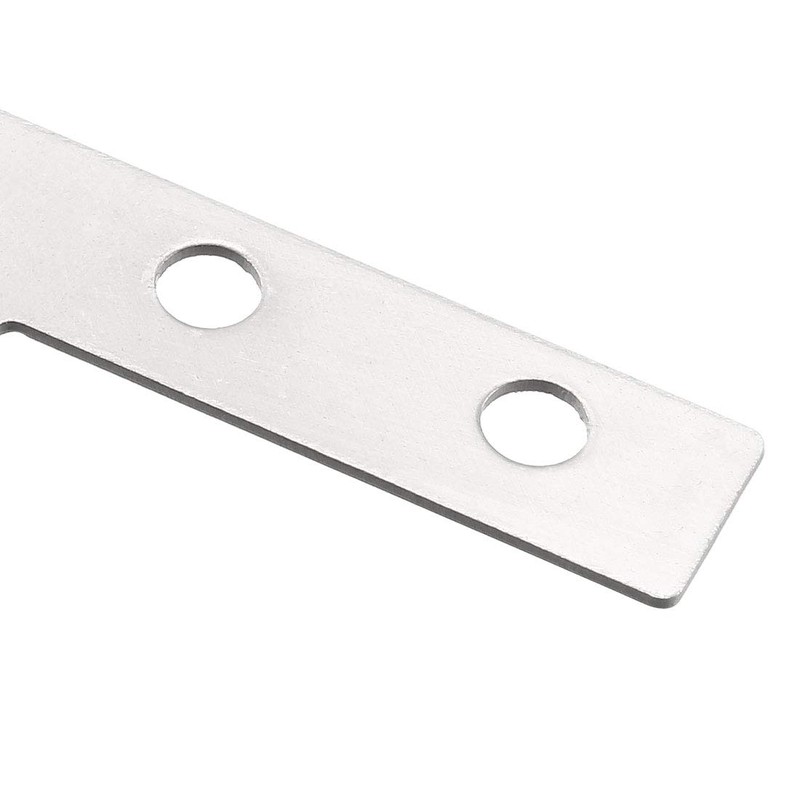 sourcing map Flat Angle Bracket Plate L Shape Repair Joining
