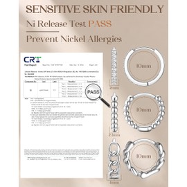 ORAZIO 3 Pairs of Earrings for Women Silver Gold Earrings Hoop Earrings 14K Gold-Plated Earrings Set Women's Earrings Piercing Ear Small Hoop Earrings Gold Piercing Conch Helix Piercings Gold Silver