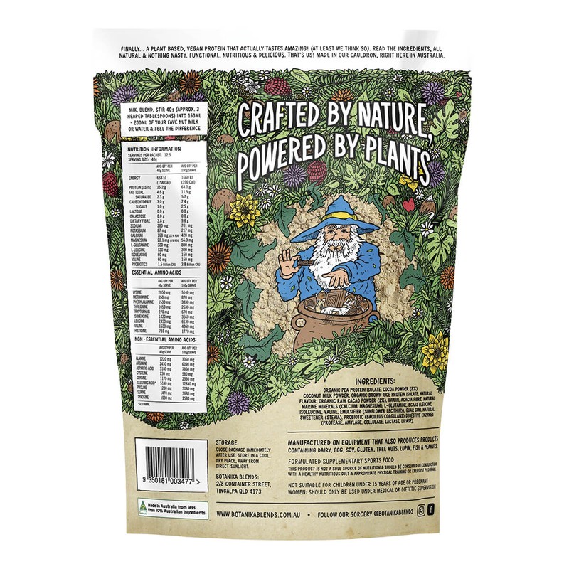 Botanika Blends Plant Protein - Cacao Hazelnut, 1kg