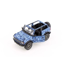 Kinsmart 2022 FORD BRONCO CAMO EDITION OPEN TOP 1/34 DIECAST CAR KINSMART 5445DA