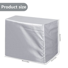Outdoor Air Conditioning Cover, Waterproof Air Conditioning Protective Cover, Air Conditioning, Anti-Dust, Anti-Snow, Waterproof, Sunproof, Outdoor Air Conditioning, Dust Protection (86 x 32 x 56 cm)