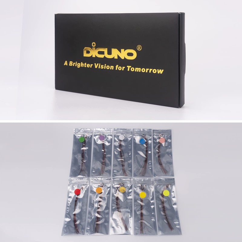 DiCUNO Pack of 20 Pre-Wired SMD Micro LED Diodes 16