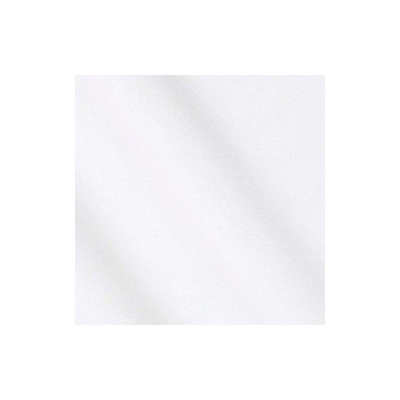 60" Poly Poplin White, Fabric by the Yard