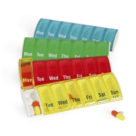 Anabox 7 Day Pill Organiser (Colours May Vary)