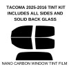 TintPro Precut Tint Kit Nano Carbon Film for Tacoma 2016-2023