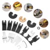 15pcs Universal Oscillating Saw Blades Multifunctional High Carbon Steel Cutting