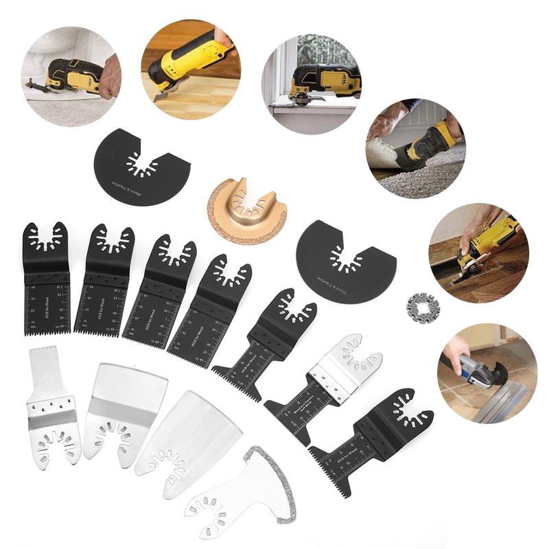 15pcs Universal Oscillating Saw Blades Multifunctional High Carbon Steel Cutting