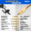 SOMADA 3/8-Inch x 10-Inch Auger Drill Bit for Wood, Quick