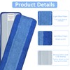 4 Pack 18 Inch Microfiber Mop Replacement Pads, Compatible with