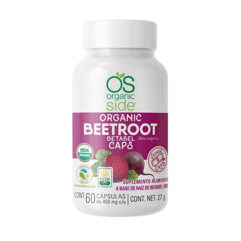 BEET ROOT (BETABEL) ORGÁNICO - USDA - 60 CÁPSULAS