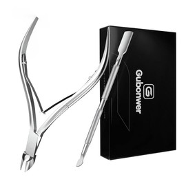 Goobonwar 구본워 큐티클 니퍼(실버 2) [Cuticle Trimmer 5-Piece Set] Gu Bon-Wo Cuticle Nipper (Silver 2) [Cuticle Trimmer 5-Piece Set]