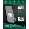 SCITOO Right Passenger Side Gray Sun Visor Assembly fit for