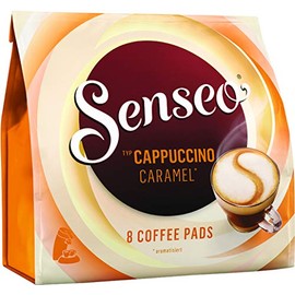 Senseo® Coffee Pod, Cappuccino Caramel Harmonious Caffeinated 8 x 11.5 g You will receive 1 pack of 8 pads