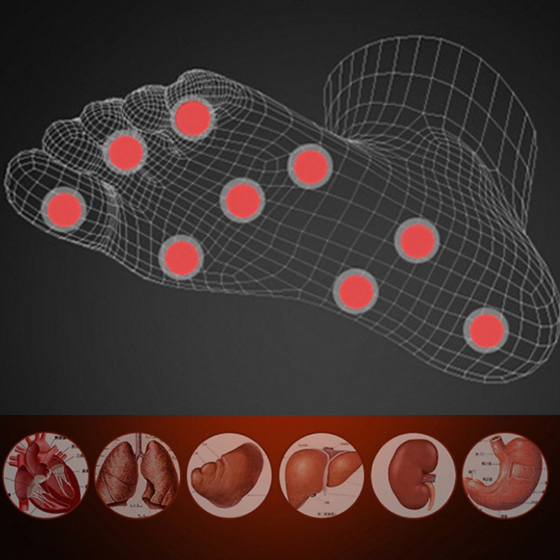Multifunction Folding Pulse Meter Charging Sport Fitness Massager Vibrating Pedicure