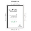 A4 Photo Frame,2 Pack-21x30cm Black Picture Frame,Certificate Frame for Wall