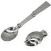 Maydahui Spoon and Fork Foldable Stainless Steel SUS 18/8（304）Salad Spork