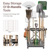 Lineware Garden Tool Organizer For Garage Garden Tool Storage with