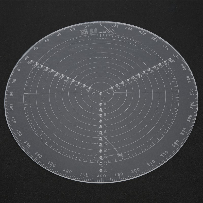 Center Finder Compass Round Woodworking Turning Centering Ruler for Quick