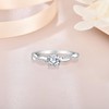 YIFSIY Birthstone Engagement Rings for Women 925 Sterling Silver Lab