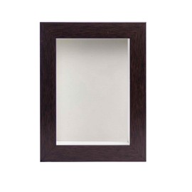 8x10 Shadow Box Frame Brown Wood with a 1 3/4" Usable Display Depth Includes a White Suede Acid-Free Backing Board, UV Resistant Acrylic, and Hanging Hardware