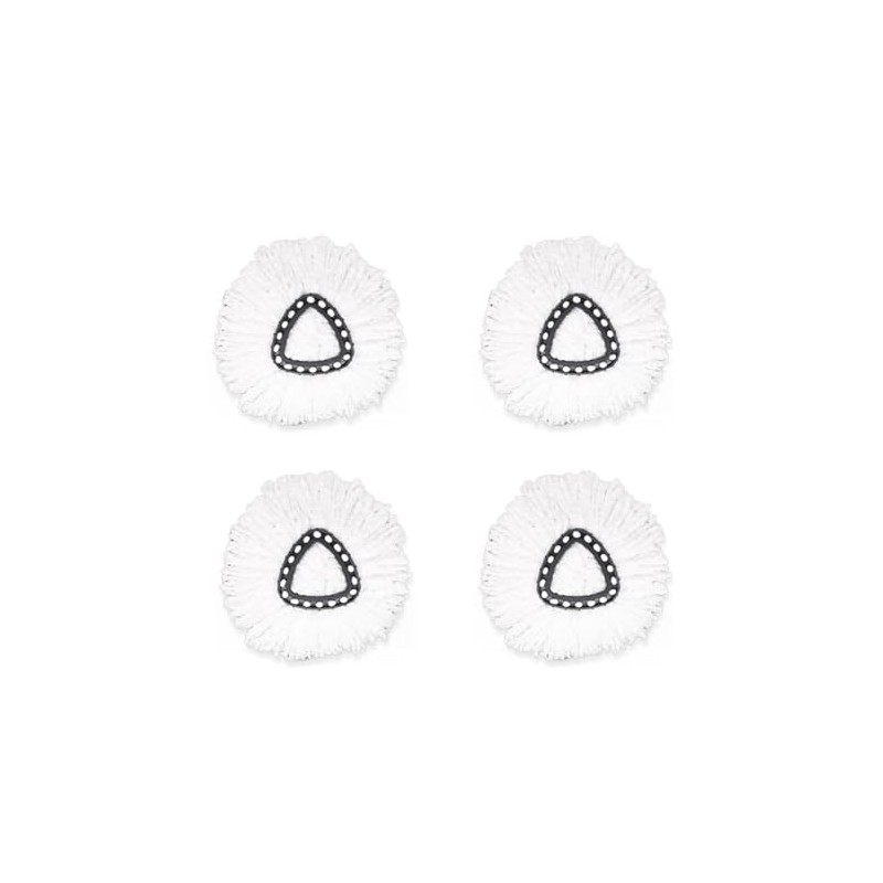 4 Pcs Spin Mop Head Refill Replacement for Vileda RinseClean