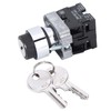 2 Position Key Switch Self-Resetting Power Locking ZB2 - BE101