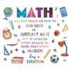 TOARTI Math Wall Decals for Classroom School Math Wall Sticker