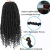 Passion Twist Crochet Hair,12 Inch 9 Packs Pretwisted Passion Twist