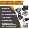 PowerMax 35 Amp RV Converter 12V Battery Charger Power Supply