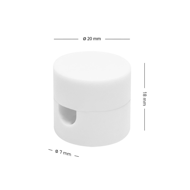 smartect Two-piece wall and ceiling pins for textile cables [8