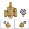 Topteng DN25 1" Brass Adjustable Water Pressure Reducing Regulator Valves