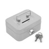 Small Cash Box, Lockable with Key, Lockable with Key, Portable