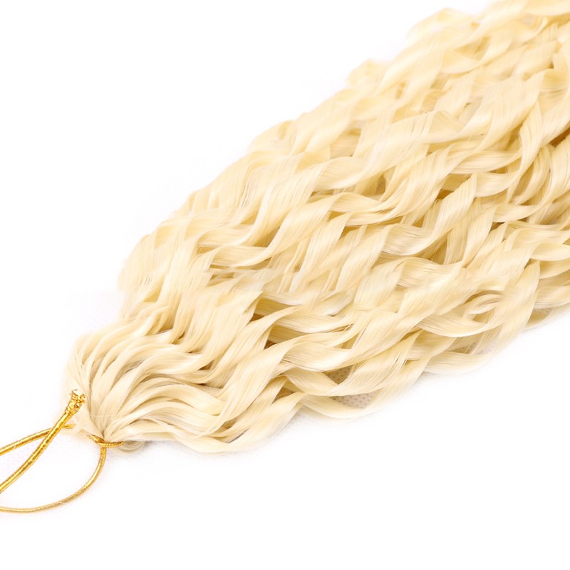 Long Curly Crochet Braids Women Soft Fashionable Delicate Synthetic Braiding