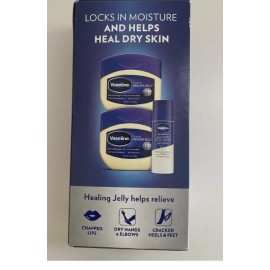 Vaseline Original Healing Jelly 13 oz 2 pack 26 oz + Balm Sticks