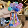 Lamiishop ヘアゴム 髪ゴム 子供 星型 2個 キラキラ おしゃれ ヘアピン ミニ