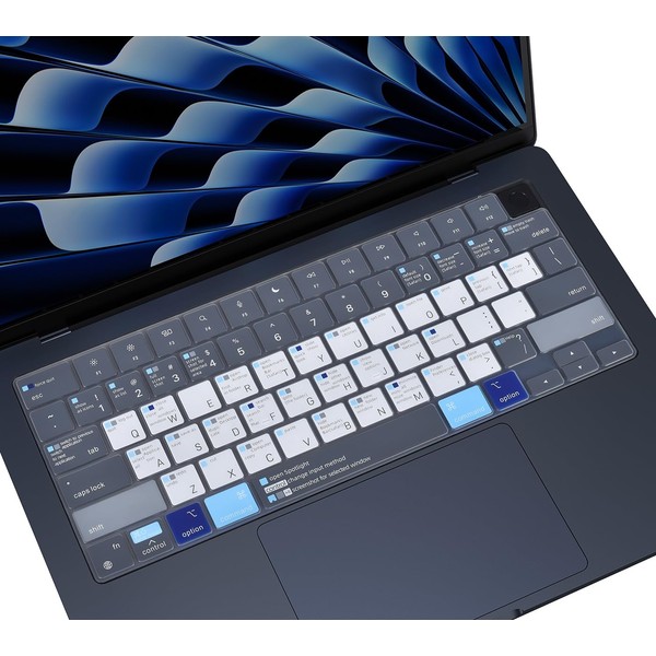 Keyboard Cover Compatible with MacBook Air 13.6 M2 M3 A2681