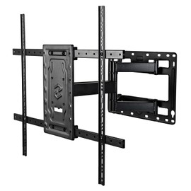 DYZJREL Full Motion TV Wall Mount for 32-75 Inch TVs, VESA Compatible, 150 lbs Weight Capacity, Adjustable Tilt & Swivel, Easy Centering & Quick Installation