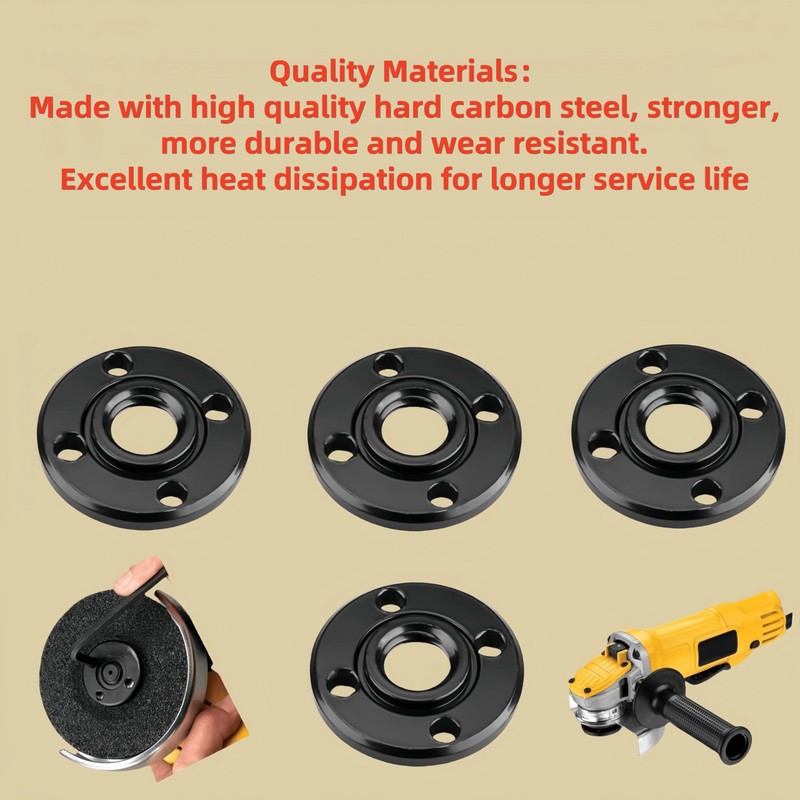 4 Pack N134467 Angle Grinder Nut Hex Hole Flange Nuts