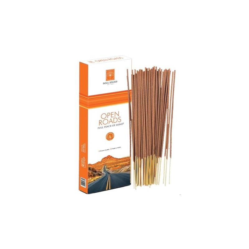 SOUL STICKS Premium Incense Sticks, 90g Packs (Open Roads)