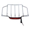 Chrome Tour Pack Luggage Rack w/LED Light for 2014-2023 Harley