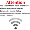 T-carbon Real Carbon Fiber Key Fob Protector Compatible with Land