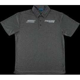 MOOSE OFFROAD Fits Polo Shirt - Heather Charcoal - Part 3040-2655