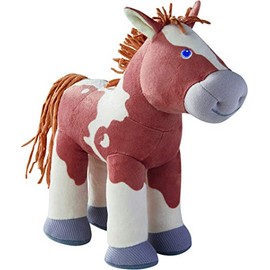 HABA 305465 Luna Foal, Cuddly Toy Horse and Doll Accessories, Rag Dolls, 25 cm, Toy from 18 Months