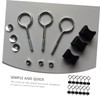 GRIRIW 12 Sets Trampoline Replacement Screws Set Durable Galvanized Steel